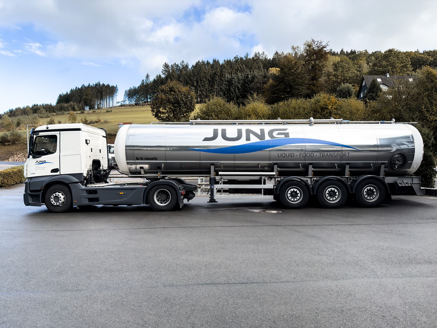 CIP-Reinigungsanlage Jung Milchtransport